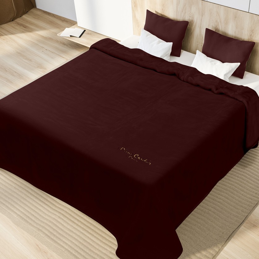 ΚΟΥΒΕΡΤΑ KING SIZE 240X260 PIERRE CARDIN NANCY 545 GRANATE(16)