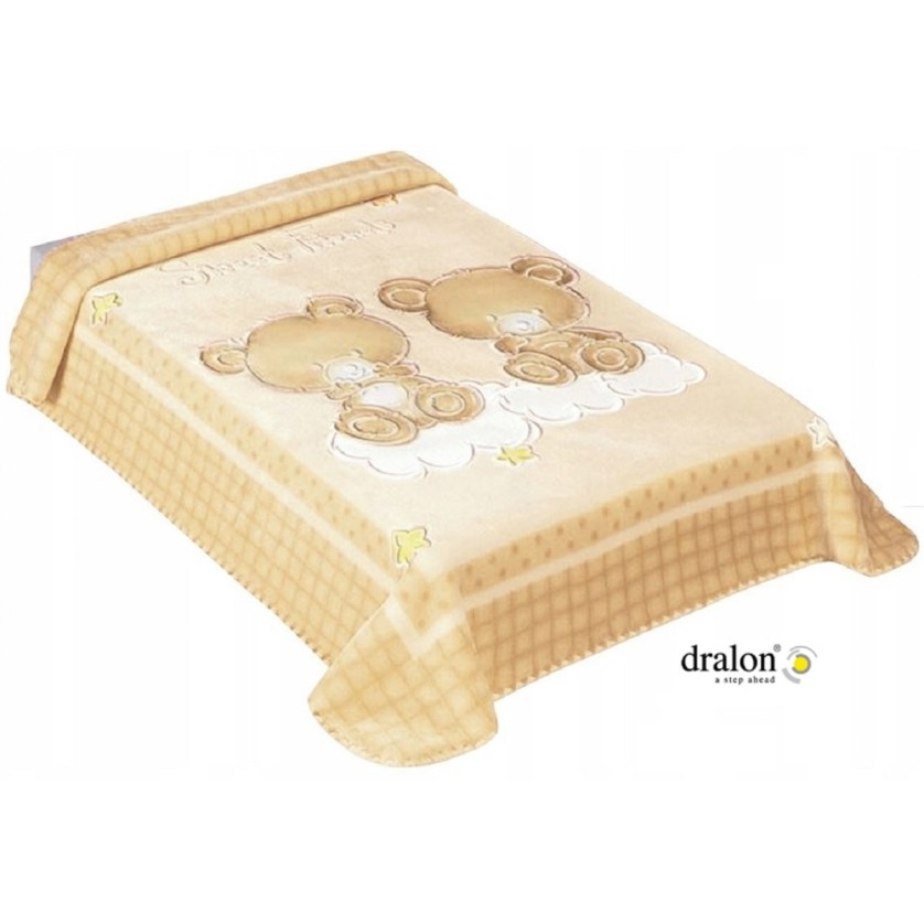 ΚΟΥΒΕΡΤΑ ΙΣΠΑΝΙΑΣ ΑΓΚΑΛΙΑΣ 80X110 BELPLA DRALON 548 BEIGE