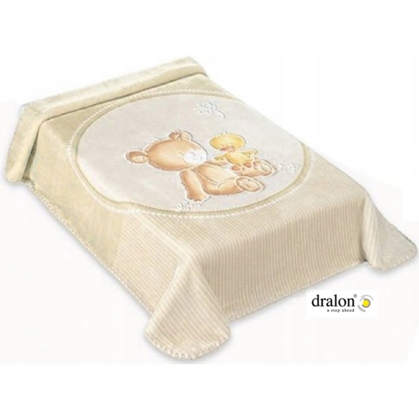 ΚΟΥΒΕΡΤΑ ΙΣΠΑΝΙΑΣ ΑΓΚΑΛΙΑΣ 80X110 BELPLA DRALON 549 BEIGE