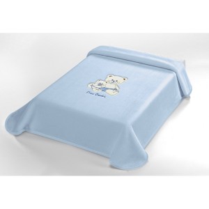 img-ΚΟΥΒΕΡΤΑ ΚΟΥΝΙΑΣ 110Χ140 PIERRE CARDIN (760) BLUE