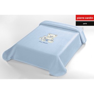 img-ΚΟΥΒΕΡΤΑ ΑΓΚΑΛΙΑΣ 80Χ110 PIERRE CARDIN (760) BLUE