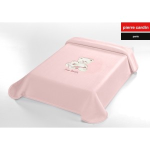 img-ΚΟΥΒΕΡΤΑ ΚΟΥΝΙΑΣ 110Χ140 PIERRE CARDIN (760) PINK