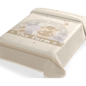 img-ΚΟΥΒΕΡΤΑ ΙΣΠΑΝΙΑΣ ΚΟΥΝΙΑΣ 110X140 BELPLA STER 664 BEIGE