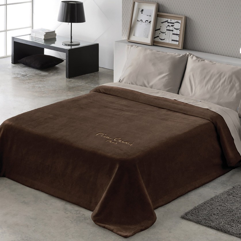 ΚΟΥΒΕΡΤΑ FLEECE PIERRE CARDIN ΥΠΕΡΔΙΠΛΗ 220X240 ROCHE 745 VISON (7)