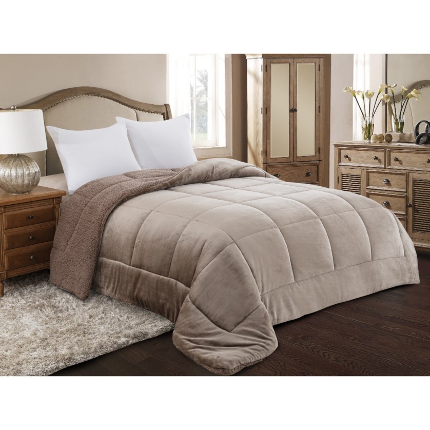 ΚΟΥΒΕΡΤΟΠΑΠΛΩΜΑ ΗΜΙΔΙΠΛΟ 180X240 ADAM HOME (805) BROWN