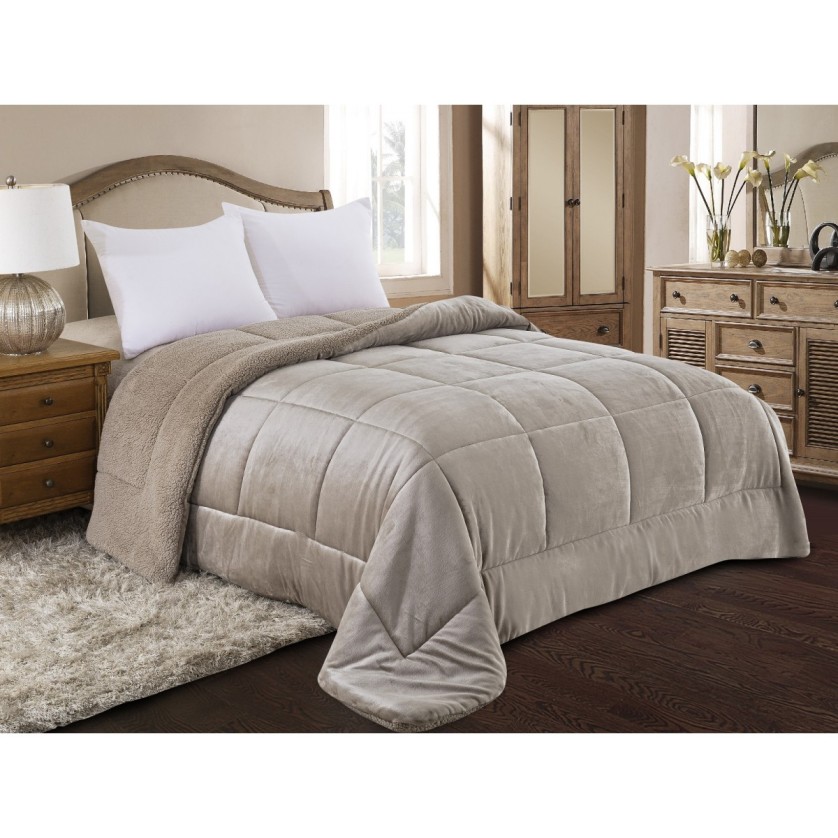 ΚΟΥΒΕΡΤΟΠΑΠΛΩΜΑ KING SIZE 240X260 ADAM HOME (805) TAUPE ΚΟΥΒΕΡΤΟΠΑΠΛΩΜΑ KING SIZE 240X260 ADAM HOME (805) TAUPE