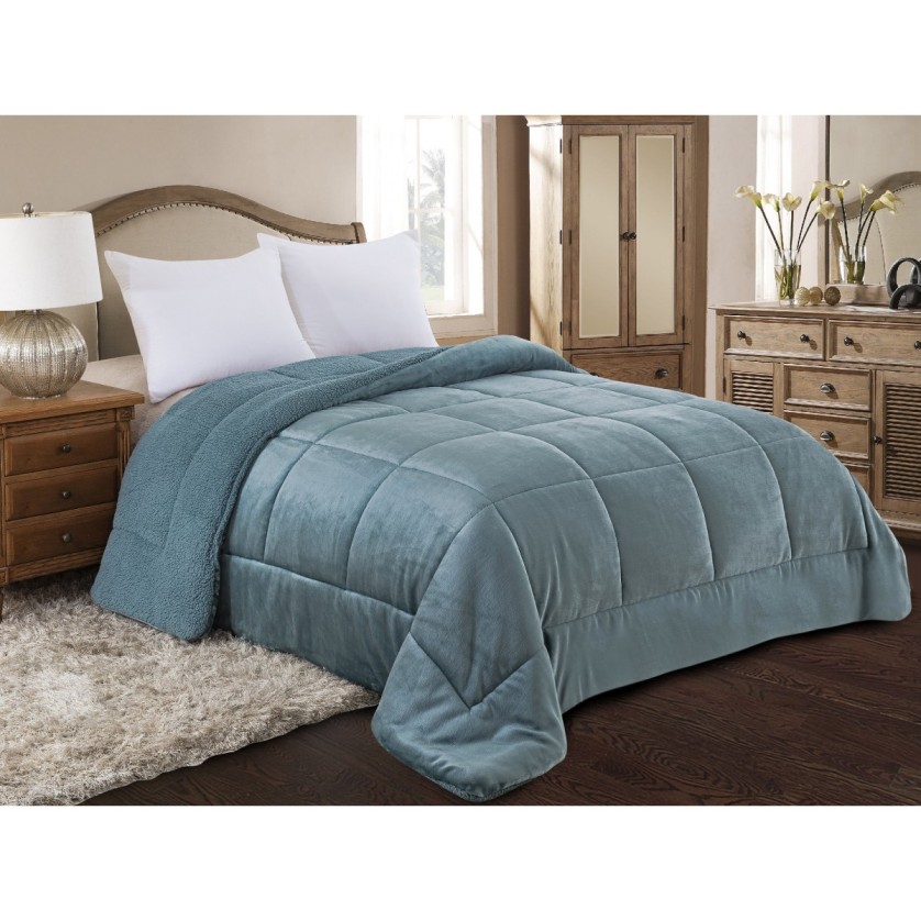 ΚΟΥΒΕΡΤΟΠΑΠΛΩΜΑ ΗΜΙΔΙΠΛΟ 180X240 ADAM HOME (805) VERDE