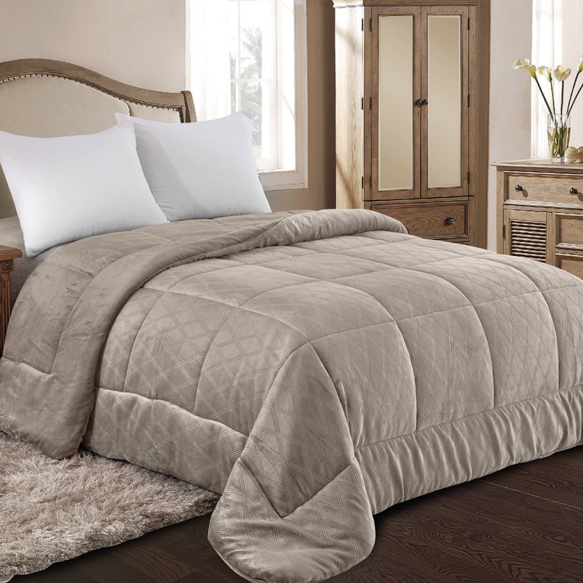 ΚΟΥΒΕΡΤΟΠΑΠΛΩΜΑ ΜΟΝΟ 160X220 ADAM HOME (812) TAUPE ΚΟΥΒΕΡΤΟΠΑΠΛΩΜΑ ΜΟΝΟ 160X220 ADAM HOME (812) TAUPE