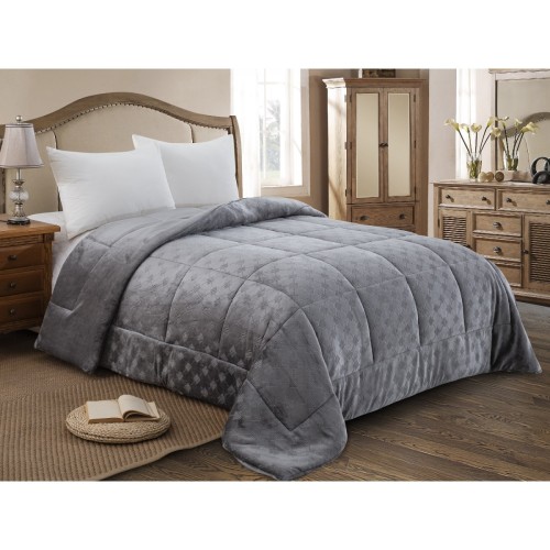 img-ΚΟΥΒΕΡΤΟΠΑΠΛΩΜΑ ΜΟΝΟ 160X240 ADAM HOME (822) GREY