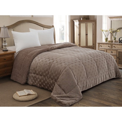 img-ΚΟΥΒΕΡΤΟΠΑΠΛΩΜΑ ΗΜΙΔΙΠΛΟ 180X240 ADAM HOME (825) MOCHA