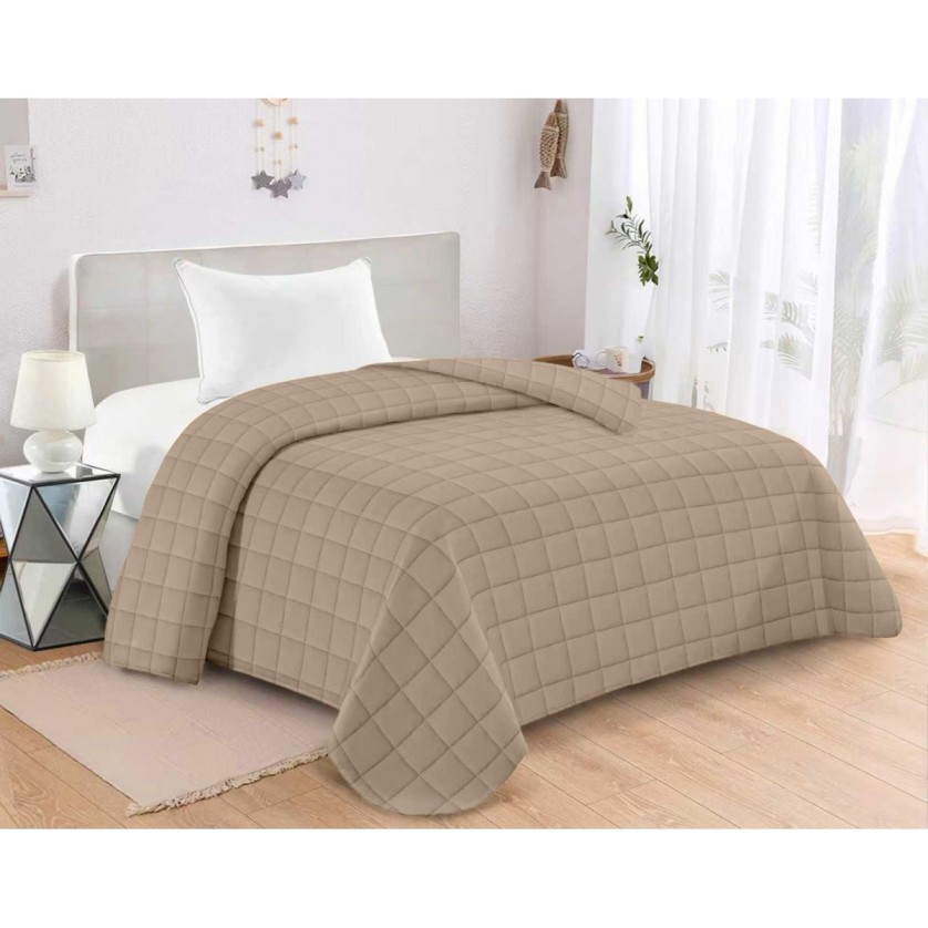ΚΟΥΒΕΡΛΙ ΚΑΠΙΤΟΝΕ ΥΠΕΡΔΙΠΛΟ 220Χ240 ADAM HOME ANTEL MOCHA