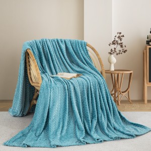 img-ΚΟΥΒΕΡΤΑ  FLEECE ΗΜΙΔΙΠΛΟ 180X240 ADAM HOME (550)  AQUA(25)