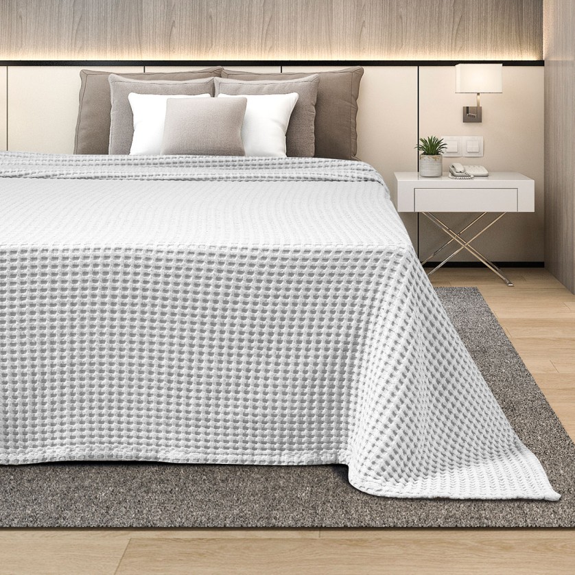 ΚΟΥΒΕΡΤΑ ΠΙΚΕ ΜΟΝΗ 170Χ240 ADAM HOME  WHITE