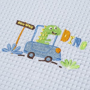 img-ΚΟΥΒΕΡΤΑ ΠΙΚΕ ΚΟΥΝΙΑΣ 110X140 ADAM HOME  DINO BLUE