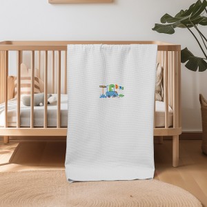 img-ΚΟΥΒΕΡΤΑ ΠΙΚΕ ΑΓΚΑΛΙΑΣ 80X110 ADAM HOME DINOSAUROS WHITE