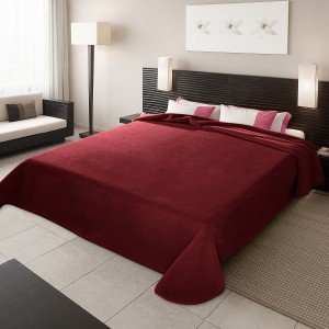 img-ΚΟΥΒΕΡΤΑ ΙΣΠΑΝΙΑΣ ΜΟΝΗ 160X220 BELPLA STER PLAIN GRANATE(16)