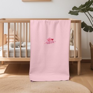 img-ΚΟΥΒΕΡΤΑ ΠΙΚΕ ΑΓΚΑΛΙΑΣ 80X110 ADAM HOME QUEEN PINK