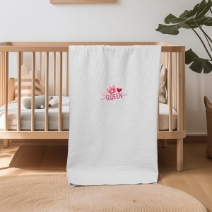 img-ΚΟΥΒΕΡΤΑ ΠΙΚΕ ΑΓΚΑΛΙΑΣ 80X110 ADAM HOME QUEEN WHITE