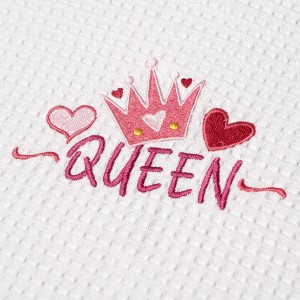 img-ΚΟΥΒΕΡΤΑ ΠΙΚΕ ΑΓΚΑΛΙΑΣ 80X110 ADAM HOME QUEEN WHITE