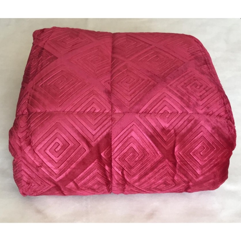 ΚΟΥΒΕΡΤΟΠΑΠΛΩΜΑ ΗΜΙΔΙΠΛΟ 180X240 ADAM HOME (880) RED