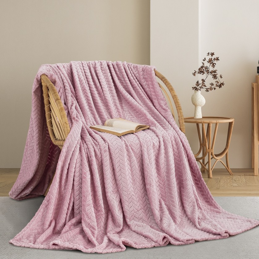 ΚΟΥΒΕΡΤΑ FLEECE ΜΟΝΗ 180X240 ADAM HOME (550)) PINK(64)