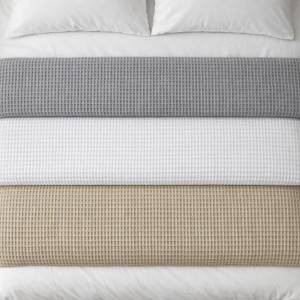 img-ΚΟΥΒΕΡΤΑ ΠΙΚΕ SANFORIZED KING SIZE 240Χ255 ADAM HOME   - Cappuccino