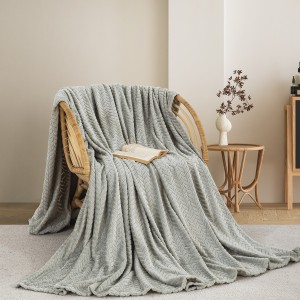 img-ΚΟΥΒΕΡΤΑ  FLEECE ΗΜΙΔΙΠΛΟ 180X240 ADAM HOME (550) OLIVE GREEN(51)