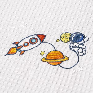 img-ΚΟΥΒΕΡΤΑ ΠΙΚΕ ΑΓΚΑΛΙΑΣ 80X110 ADAM HOME SPACE WHITE