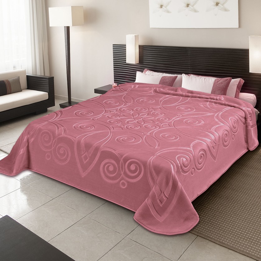 ΚΟΥΒΕΡΤΑ ΙΣΠΑΝΙΑΣ ΥΠΕΡΔΙΠΛΗ 220Χ240 BELPLA  STER 516 OPAL ROSE(64)