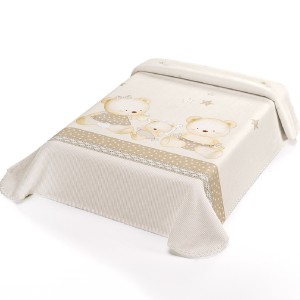 img-ΚΟΥΒΕΡΤΑ ΙΣΠΑΝΙΑΣ ΚΟΥΝΙΑΣ 110X140 BELPLA STER 663 BEIGE