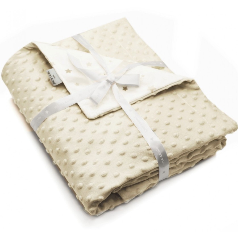 ΚΟΥΒΕΡΤΑ ΑΓΚΑΛΙΑΣ soft plus FLEECE 80X110 PIERRE CARDIN TOPPY BEIGE