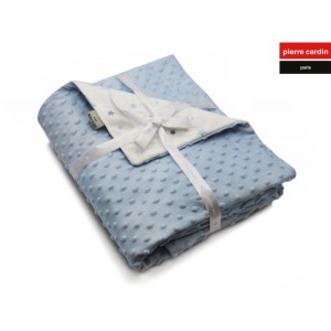 img-ΚΟΥΒΕΡΤΑ ΚΟΥΝΙΑΣ soft plus FLEECE 110X140 PIERRE CARDIN TOPPY BLUE