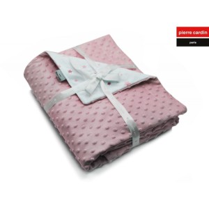 img-ΚΟΥΒΕΡΤΑ ΚΟΥΝΙΑΣ soft plus FLEECE 110X140 PIERRE CARDIN TOPPY PINK