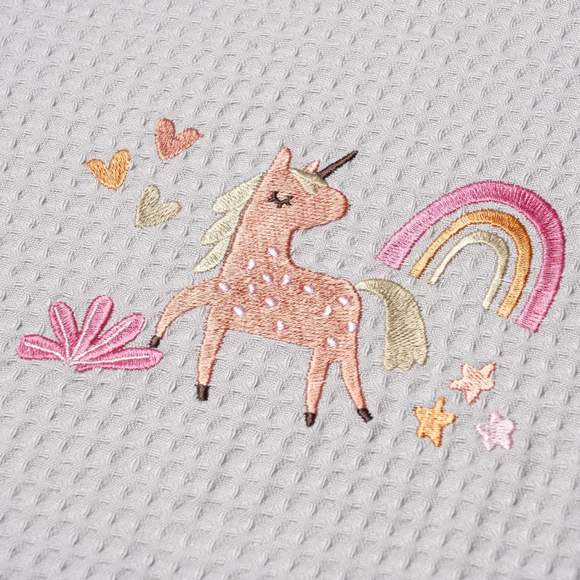 ΚΟΥΒΕΡΤΑ ΠΙΚΕ ΑΓΚΑΛΙΑΣ 80X110 ADAM HOME UNICORN GREY ΚΟΥΒΕΡΤΑ ΠΙΚΕ ΑΓΚΑΛΙΑΣ 80X110 ADAM HOME UNICORN GREY