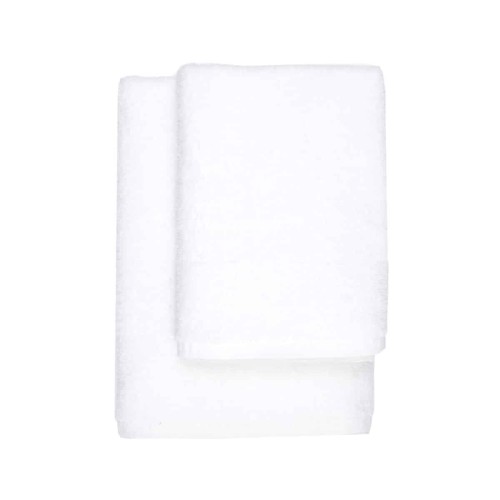 img-Πετσέτα Mπάνιου  Ξενοδοχείου Flat 70x140 Λευκή  530γρ. 100% cotton Πεννιέ