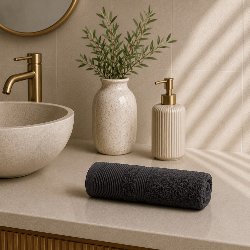 Πετσέτα Χεριών 30×50 Black Πετσέτα Χεριών 30×50 Black