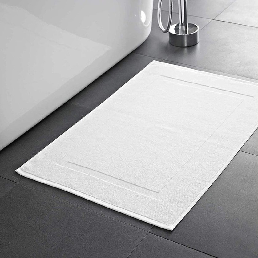 Πατάκι Μπάνιου Ξενοδοχείου 100% cotton White Πατάκι Μπάνιου Ξενοδοχείου 100% cotton White