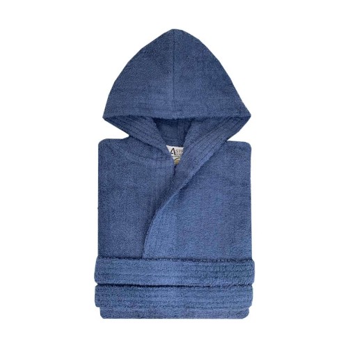 img-Παιδικό Μπουρνούζι Navy Blue - 10-12