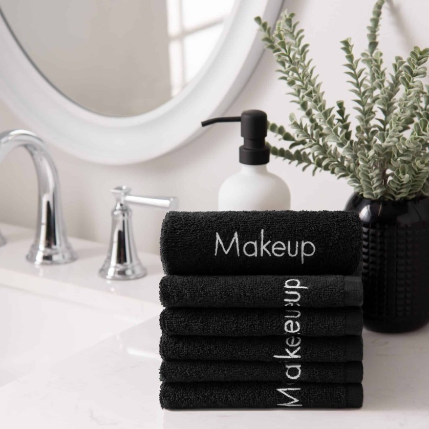 Πετσέτα Make up 30x50 Black Πετσέτα Make up 30x50 Black