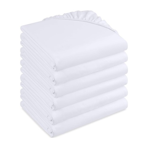 img-Σεντόνι Ξενοδοχείου Mε Λάστιχο 0,90x2,00+35 80%cotton 20%polyesters Percalle 144tc