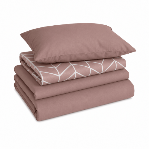 img-Βρεφικά Σεντόνια  Κούνιας  ΣΕΤ  Alpis Dusty Rose