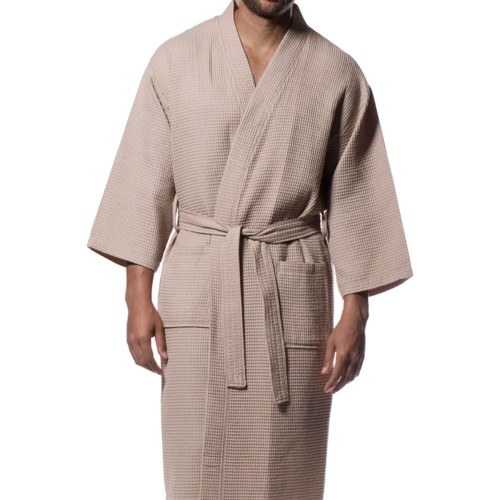 img-Μπουρνούζι Πικέ Ξενοδοχείου Beige - Large