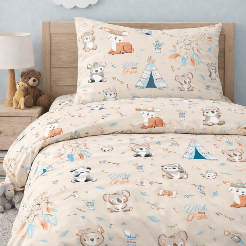 img-Παιδικά Σετ Σεντόνια Μονά Boho Animals