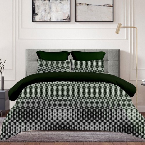 img-Σεντόνι Με Λάστιχο (160x200+30) Boho Green
