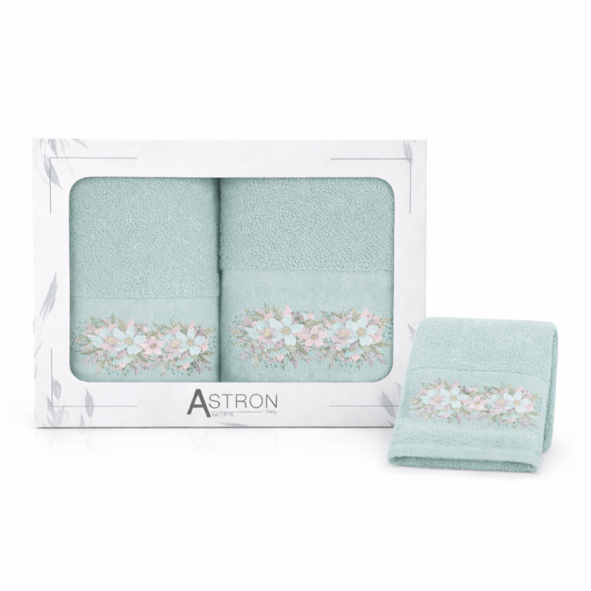 Πετσέτες Σετ 3 τεμ. Violet White