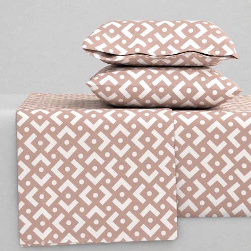 img-Σεντόνια King Size (ΣΕΤ) 2Χ(2,60Χ2,80)+2Χ(52Χ72) Chiara Chocolat