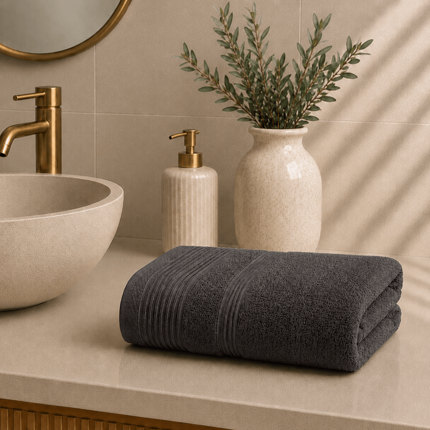 Πετσέτα Προσώπου 50×90 Dark Grey