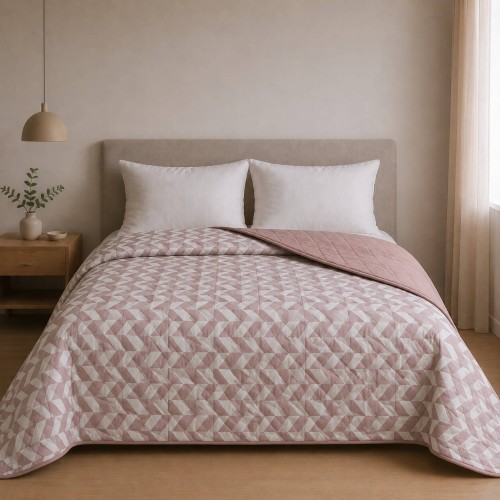 img-Κουβερλι Υπέρδιπλα 220x240 Pied De Poule Beige