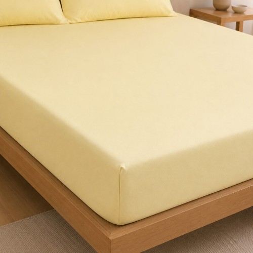 img-Σεντόνι Με Λάστιχο Πεννιέ Yellow (1.00x2.00+0.40)