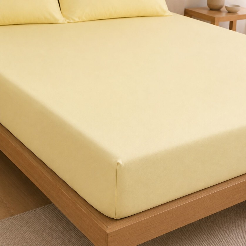 Σεντόνι Με Λάστιχο Πεννιέ Yellow (1.20x2.00+0.40) Σεντόνι Με Λάστιχο Πεννιέ Yellow (1.20x2.00+0.40)